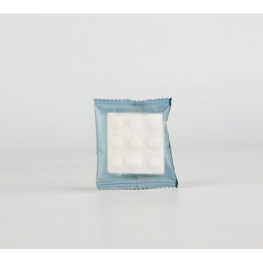 HEALTHY HANDS Marula Soul Collection ορθογώνιο σαπούνι μασάζ σε σακουλάκι 20g 100 τεμάχια