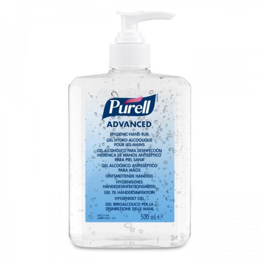 PURELL® ADVANCED Αντισηπτικό-Απολυμαντικό χεριών, 500ml pump bottle