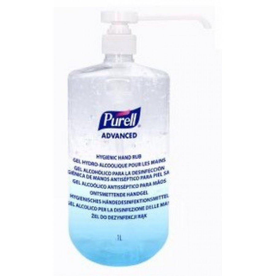 PURELL®  Advanced Αντισηπτικό-Απολυμαντικό χεριών 1000ml Pompe μπουκάλι με ιατρική αντλία, 1 τεμάχιο
